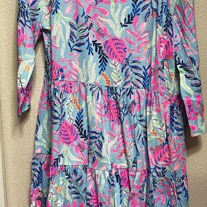Lilly Pulitzer beach coverup pickleball dress XXL